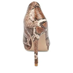 Escarpins Plateforme MARRON Femme