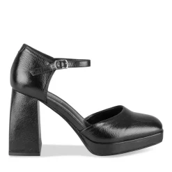 Escarpins Plateforme NOIR Femme Motif Uni A Enfiler