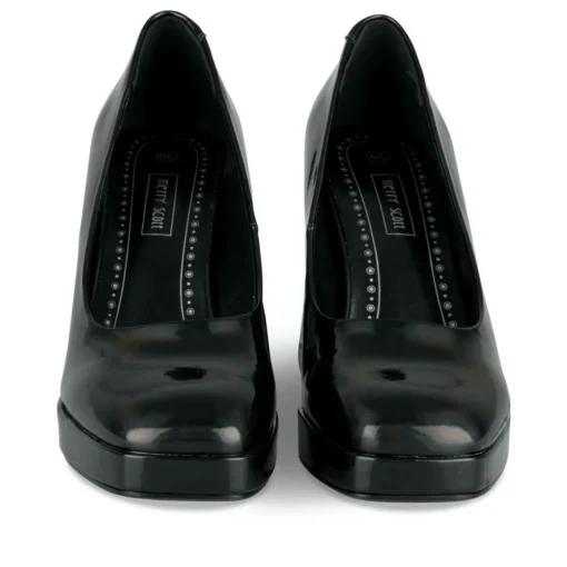 Escarpins Plateforme NOIR Femme Motif Uni A Enfiler