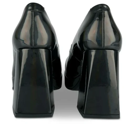 Escarpins Plateforme NOIR Femme Motif Uni A Enfiler
