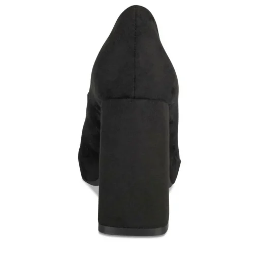 Escarpins Plateforme NOIR Femme Motif Uni A Enfiler