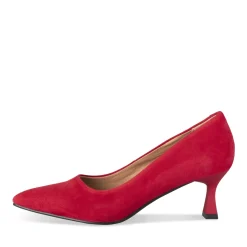Escarpins ROUGE Femme CUIR Motif Uni A Enfiler