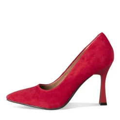 Escarpins ROUGE Femme CUIR Motif Uni A Enfiler