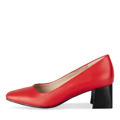 Escarpins ROUGE Femme Motif Uni A Enfiler