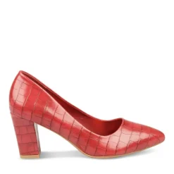 Escarpins ROUGE Femme Motif Uni