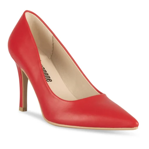Escarpins ROUGE Femme Motif Uni A Enfiler