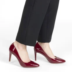 Escarpins ROUGE Femme Motif Vernis A Enfiler