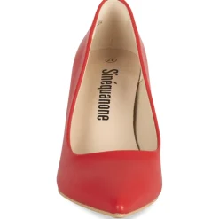 Escarpins ROUGE Femme Motif Uni A Enfiler