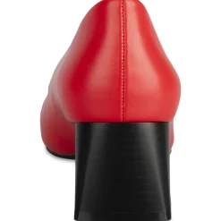 Escarpins ROUGE Femme Motif Uni A Enfiler