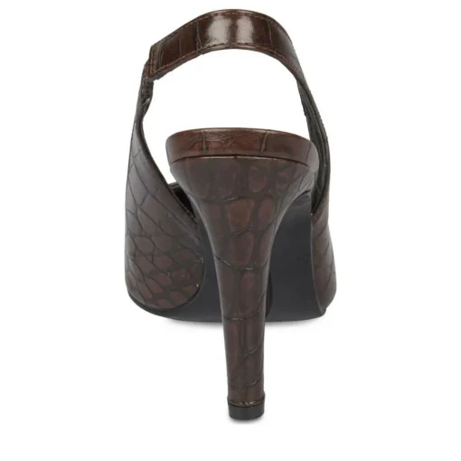 Escarpins Slingback MARRON Femme