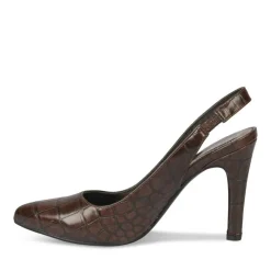 Escarpins Slingback MARRON Femme
