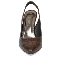 Escarpins Slingback MARRON Femme