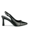 Escarpins Slingback NOIR Femme Motif Uni Boucle