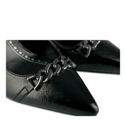 Escarpins Slingback NOIR Femme Motif Uni Boucle