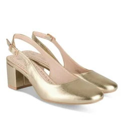 Escarpins Slingback OR Femme Motif Uni Boucle