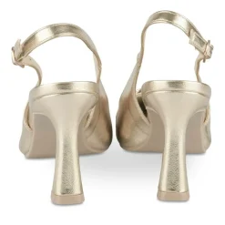 Escarpins Slingback OR Femme Motif Uni Boucle