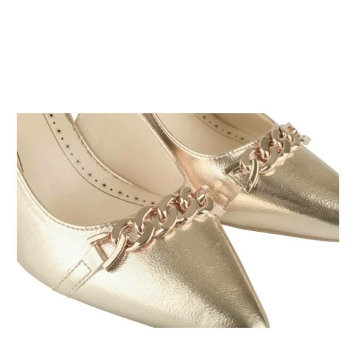 Escarpins Slingback OR Femme Motif Uni Boucle
