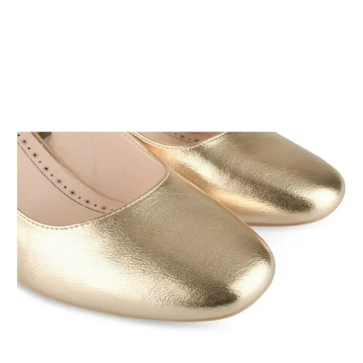 Escarpins Slingback OR Femme Motif Uni Boucle