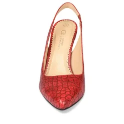 Escarpins Slingback ROUGE Femme