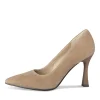 Escarpins TAUPE Femme CUIR Motif Uni A Enfiler
