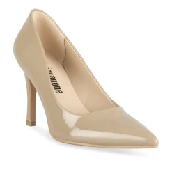 Escarpins TAUPE Femme Motif Vernis A Enfiler