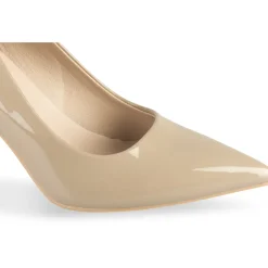 Escarpins TAUPE Femme Motif Vernis A Enfiler