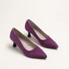 Escarpins VIOLET Femme CUIR Motif Uni A Enfiler