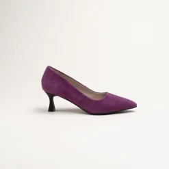 Escarpins VIOLET Femme CUIR Motif Uni A Enfiler