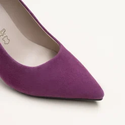 Escarpins VIOLET Femme CUIR Motif Uni A Enfiler