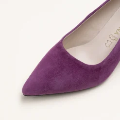 Escarpins VIOLET Femme CUIR Motif Uni A Enfiler