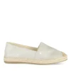Espadrilles ARGENT Femme Motif Uni A Enfiler