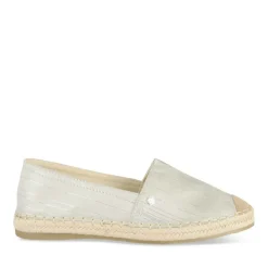 Espadrilles ARGENT Femme Motif Uni A Enfiler