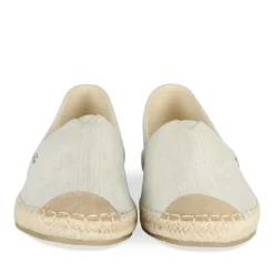Espadrilles ARGENT Femme Motif Uni A Enfiler
