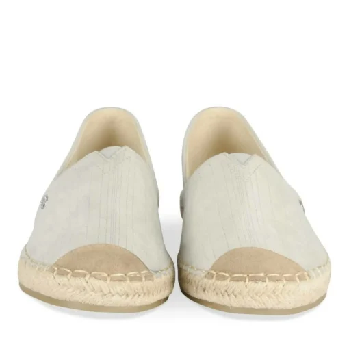 Espadrilles ARGENT Femme Motif Uni A Enfiler