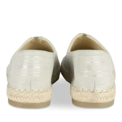 Espadrilles ARGENT Femme Motif Uni A Enfiler