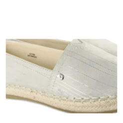 Espadrilles ARGENT Femme Motif Uni A Enfiler