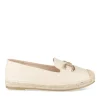 Espadrilles BEIGE Femme Motif Chaîne A Enfiler