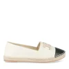 Espadrilles BEIGE Femme Motif Uni A Enfiler