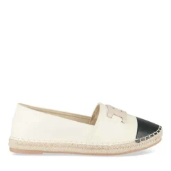 Espadrilles BEIGE Femme Motif Uni A Enfiler
