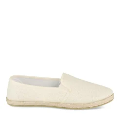 Espadrilles BEIGE Femme Motif Uni A Enfiler