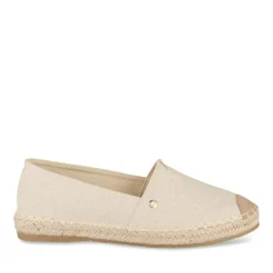 Espadrilles BEIGE Femme Motif Uni A Enfiler
