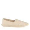 Espadrilles BEIGE Femme Motif Uni A Enfiler