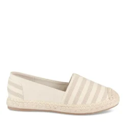 Espadrilles BEIGE Femme Motif Rayures A Enfiler
