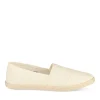 Espadrilles BEIGE Femme Motif Uni Elastique