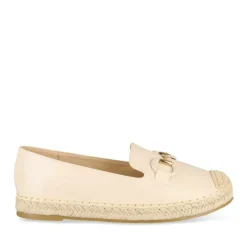 Espadrilles BEIGE Femme Motif Uni A Enfiler