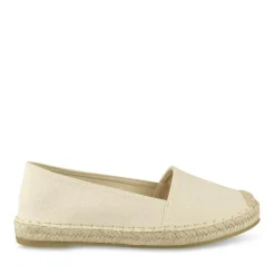 Espadrilles BEIGE Femme Motif Uni A Enfiler