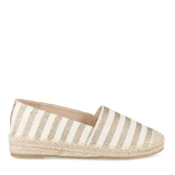 Espadrilles BEIGE Femme Motif Uni A Enfiler