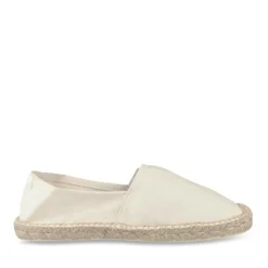 Espadrilles BEIGE Femme Motif Uni A Enfiler