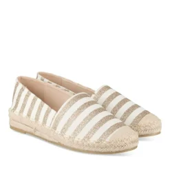 Espadrilles BEIGE Femme Motif Uni A Enfiler