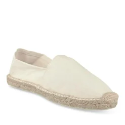Espadrilles BEIGE Femme Motif Uni A Enfiler